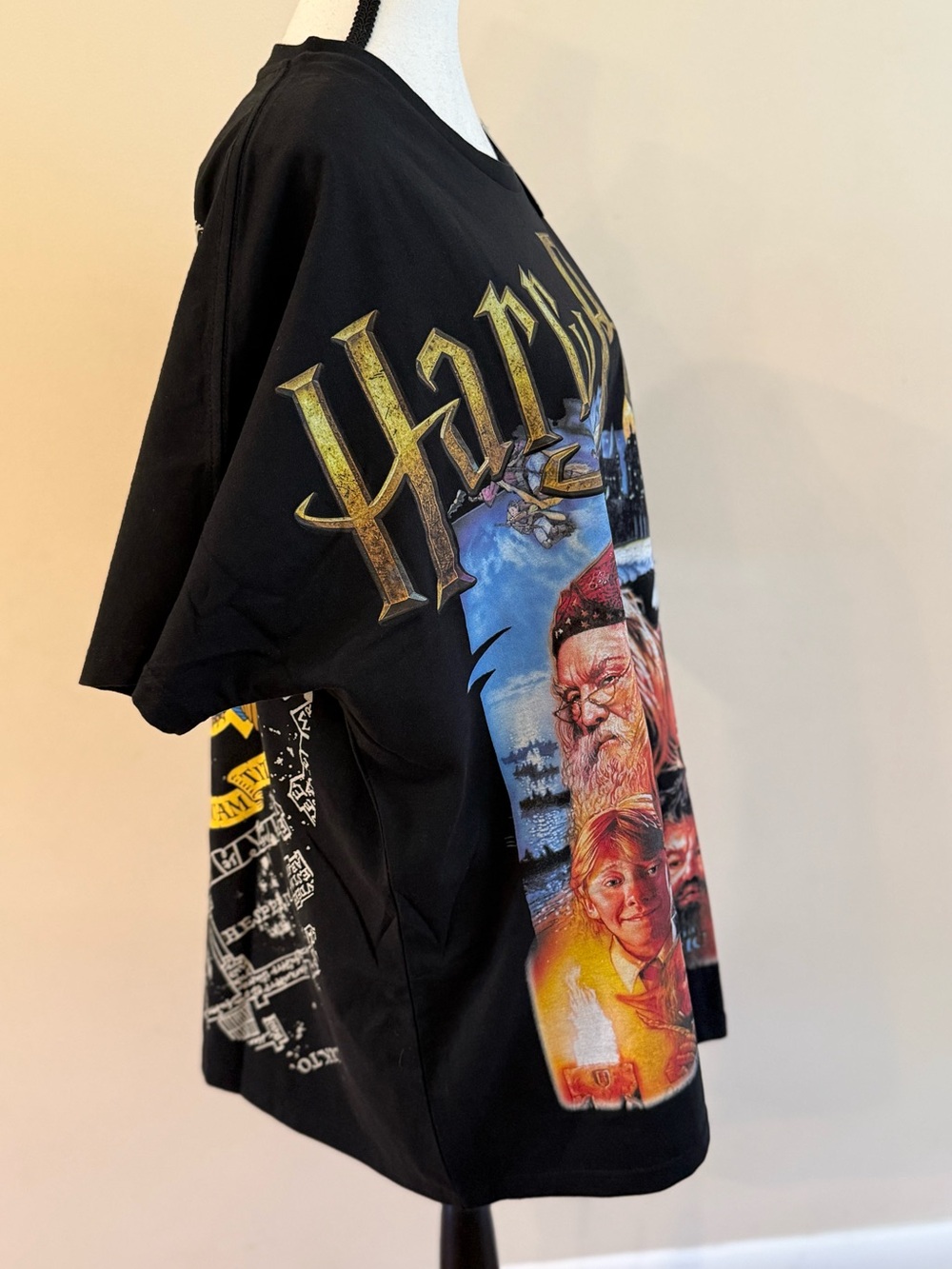 Warner Bros. Harry Potter Men’s Black Graphic Tee 2x - Picture 4 of 7
